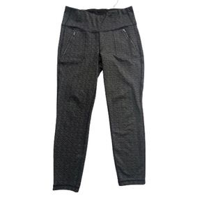 OLD NAVY dark gray leggings with zipper pockets size large